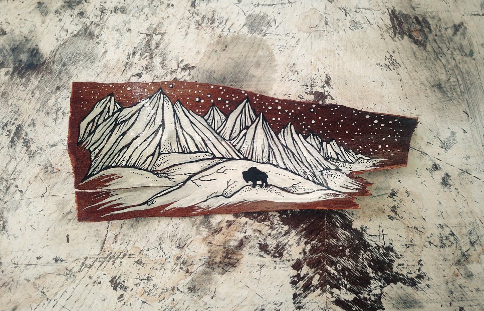 Buffalo landscape
